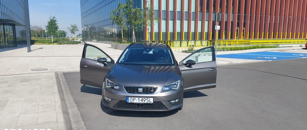 Seat Leon cena 56900 przebieg: 80300, rok produkcji 2016 z Opole małe 211